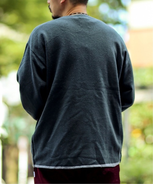 JOURNAL STANDARD relume（ジャーナルスタンダード　レリューム）の「HAMILTON WOOL 100% ハイゲージニット（ニット/セーター・メンズ・ライトグレー/ブルー/グリーン・MEDIUM/LARGE）」の10枚目の写真