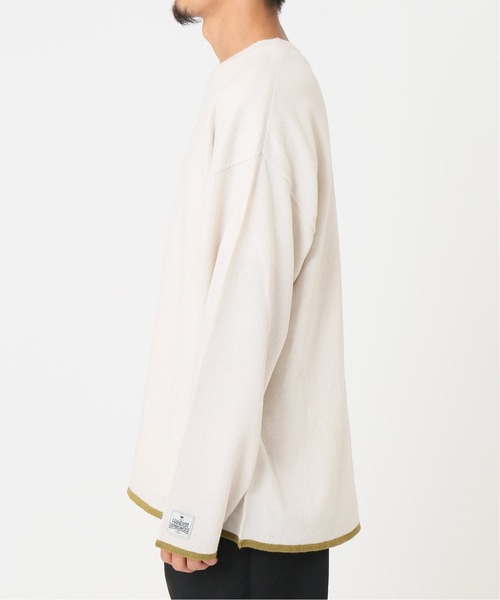 JOURNAL STANDARD relume（ジャーナルスタンダード　レリューム）の「HAMILTON WOOL 100% ハイゲージニット（ニット/セーター・メンズ・ライトグレー/ブルー/グリーン・MEDIUM/LARGE）」の16枚目の写真