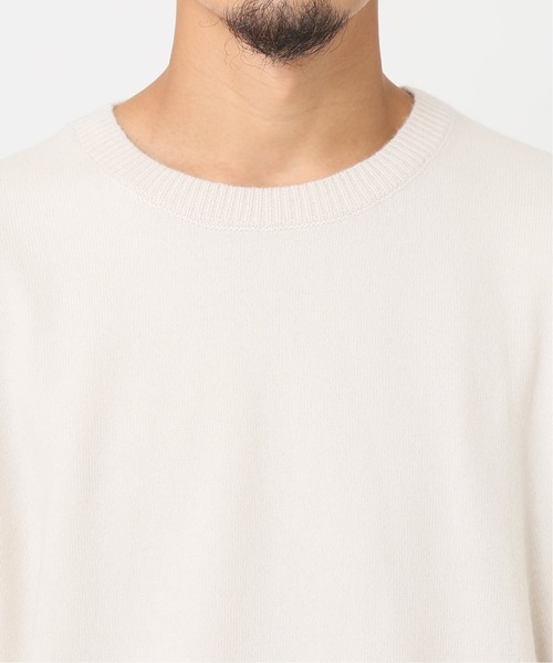 JOURNAL STANDARD relume（ジャーナルスタンダード　レリューム）の「HAMILTON WOOL 100% ハイゲージニット（ニット/セーター・メンズ・ライトグレー/ブルー/グリーン・MEDIUM/LARGE）」の18枚目の写真