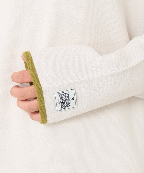 JOURNAL STANDARD relume（ジャーナルスタンダード　レリューム）の「HAMILTON WOOL 100% ハイゲージニット（ニット/セーター・メンズ・ライトグレー/ブルー/グリーン・MEDIUM/LARGE）」の21枚目の写真