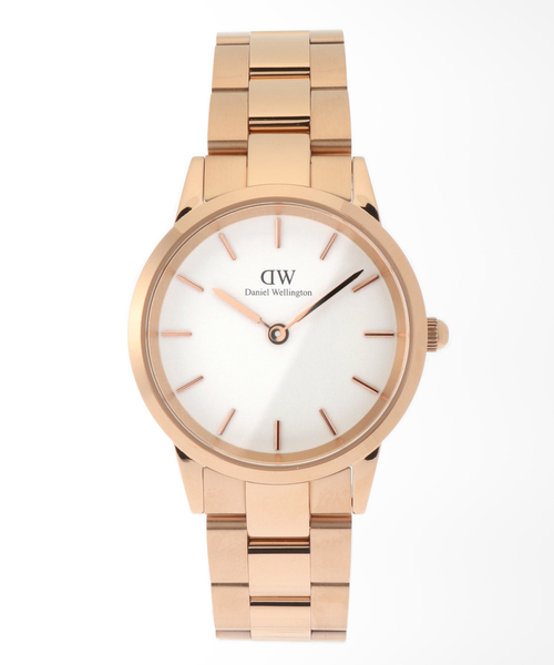 Daniel Wellington(ダニエルウェリントン)の「DW00100211 ICONIC LINK 32RG White【 ウォッチ 】(アナログ腕時計・レディース・ピンク・FREE)」の1枚目の写真