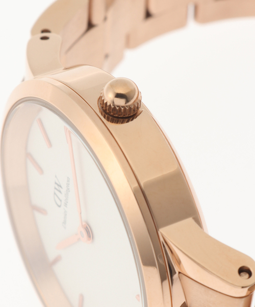 Daniel Wellington(ダニエルウェリントン)の「DW00100211 ICONIC LINK 32RG White【 ウォッチ 】(アナログ腕時計・レディース・ピンク・FREE)」の3枚目の写真