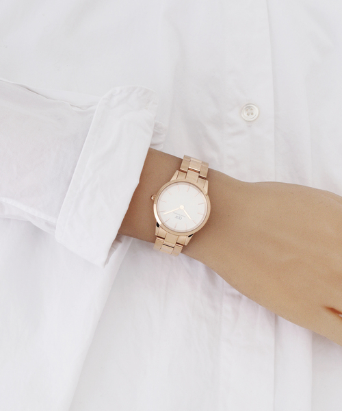 Daniel Wellington(ダニエルウェリントン)の「DW00100211 ICONIC LINK 32RG White【 ウォッチ 】(アナログ腕時計・レディース・ピンク・FREE)」の7枚目の写真
