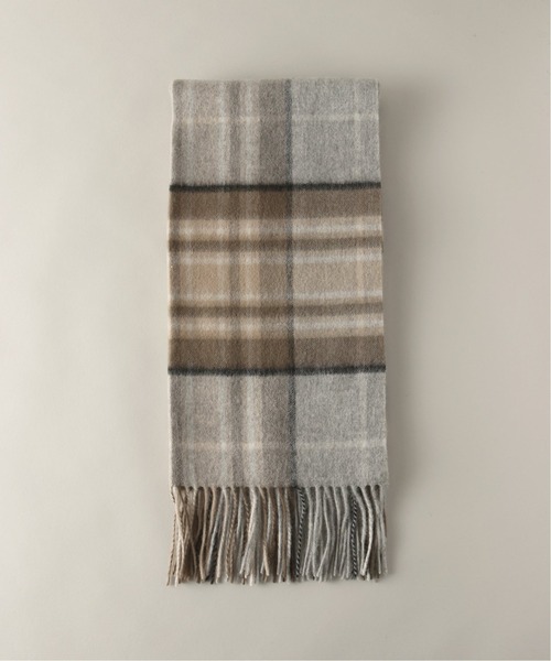 【TWEEDMILL / ツイードミル】 LAMBSWOOL CHECK SCARF 50*190