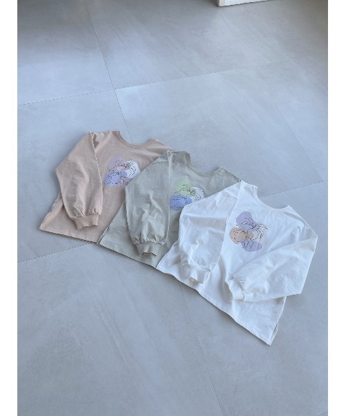 VANNIE U（ヴァニーユー）の「２WAYプリントロゴロンT（Tシャツ/カットソー・レディース・ホワイト系その他2/ホワイト系その他3/ホワイト系その他4/ホワイト系その他/ベージュ/グレイッシュベージュ/レモンイエロー/ミント/ライム・FREE）」の12枚目の写真