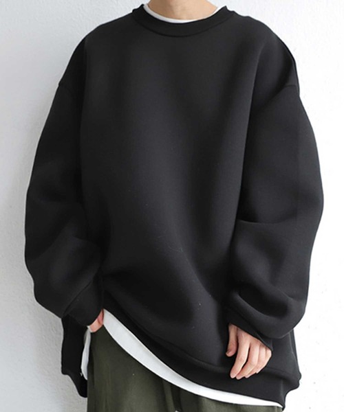 antiqua（アンティカ）の「ボンディングトップス（その他トップス・メンズ・ブラック/カーキ・FREE）」の2枚目の写真