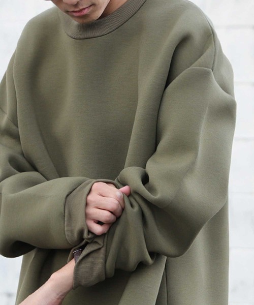 antiqua（アンティカ）の「ボンディングトップス（その他トップス・メンズ・ブラック/カーキ・FREE）」の7枚目の写真