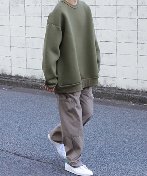 antiqua（アンティカ）の「ボンディングトップス（その他トップス・メンズ・ブラック/カーキ・FREE）」の9枚目の写真