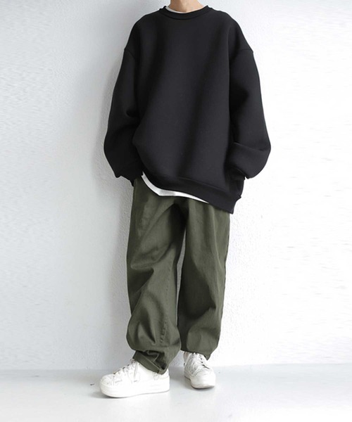 antiqua（アンティカ）の「ボンディングトップス（その他トップス・メンズ・ブラック/カーキ・FREE）」の13枚目の写真