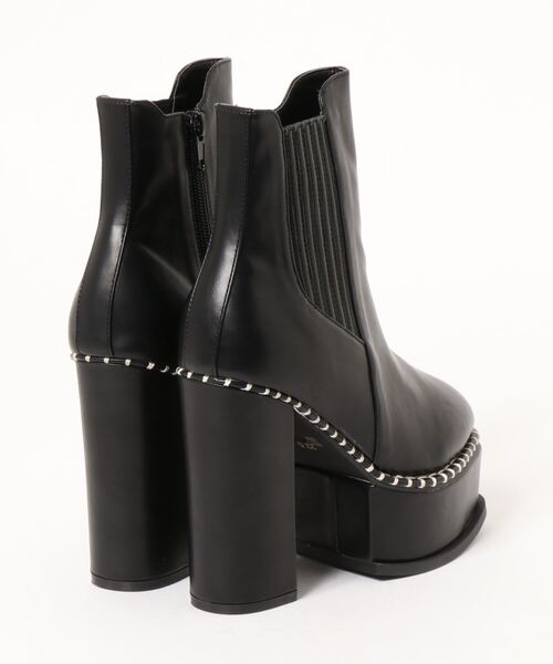 ENVYM(アンビー)の「ステッチサイドゴアブーツ(ブーツ・レディース・ブラック/ベージュ・22.5cm/24.5cm/23.5cm)」の13枚目の写真