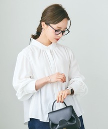 KOBE LETTUCE | 選べる2タイプバンドカラーブラウス&シャツワンピース(ワンピース)