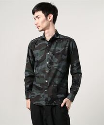 RAWLIFE（ロウライフ）の「SCROLL/スクロール/プリントカモフラージュデニム/DPSA86（シャツ/ブラウス）」