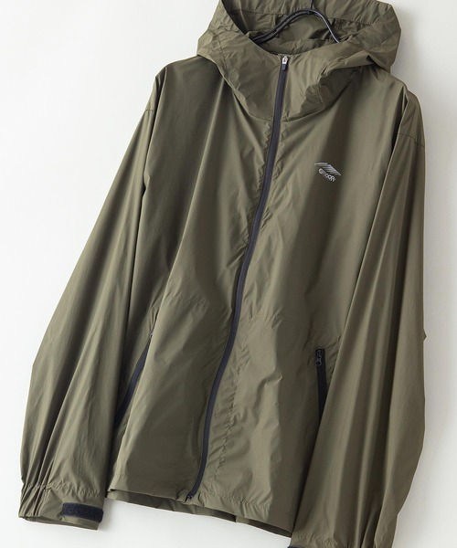 【OUTDOORPRODUCTS/アウトドアプロダクツ】撥水パッカブルパーカーマウンテンパーカー撥水/軽量/ストレッチ機能付きワンポイントブランドロゴ