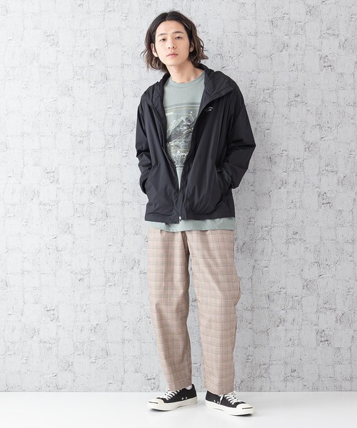 【OUTDOORPRODUCTS/アウトドアプロダクツ】撥水パッカブルパーカーマウンテンパーカー撥水/軽量/ストレッチ機能付きワンポイントブランドロゴ