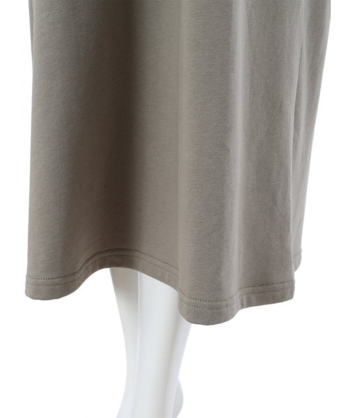 fifth calin（フィフスカラン）の「ドッキングスリーブウラケワンピース（ワンピース・レディース・ライトグレー/カーキ・MEDIUM）」の9枚目の写真