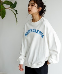 Auntie Rosa Holiday | 【Holiday】◆2021.SS◆NORTH DAKOTA ロゴプリントスエット(スウェット)