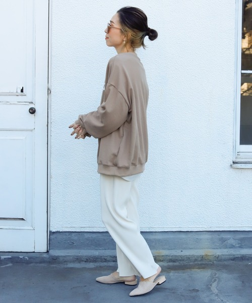 Auntie Rosa Holiday(アンティローザホリデー)の「NORTH DAKOTA ロゴプリントスウェット(スウェット・レディース・ホワイト/ブラック/グリーン/パープル/モカ/ブルー・FREE)」の9枚目の写真