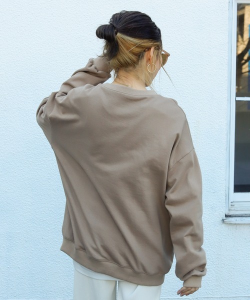 Auntie Rosa Holiday(アンティローザホリデー)の「NORTH DAKOTA ロゴプリントスウェット(スウェット・レディース・ホワイト/ブラック/グリーン/パープル/モカ/ブルー・FREE)」の13枚目の写真