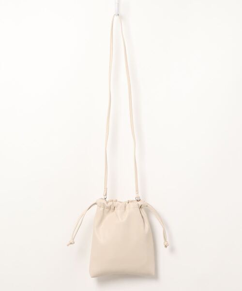 mimi toujours（ミミトゥジュール）の「巾着 バッグ リバーシブル 4way omom×mimi toujours（ショルダーバッグ・レディース・ベージュ/パープル・F）」の20枚目の写真