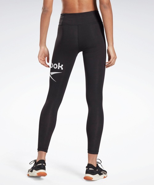 Reebok（リーボック）の「 アイデンティティ ロゴ レギンス / Identity Logo Leggings（レギンス/スパッツ・レディース・ブラック・LARGE/MEDIUM/SMALL）」の4枚目の写真