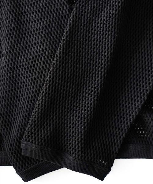 SHAREEF（シャリーフ）の「MESH JERSEY L/S PULLOVER（Tシャツ/カットソー・メンズ・グレイッシュブルー/ブラック/グレー・3/1/2）」の8枚目の写真