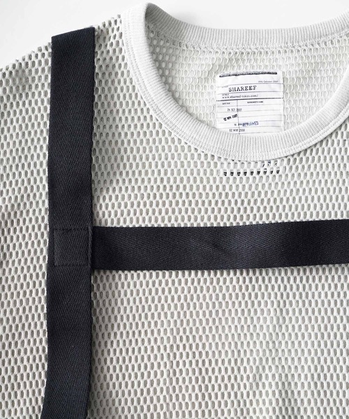SHAREEF（シャリーフ）の「MESH JERSEY L/S PULLOVER（Tシャツ/カットソー・メンズ・グレイッシュブルー/ブラック/グレー・3/1/2）」の15枚目の写真