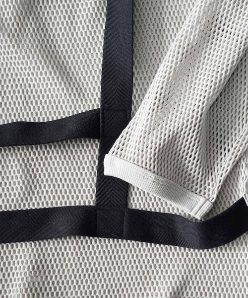 SHAREEF（シャリーフ）の「MESH JERSEY L/S PULLOVER（Tシャツ/カットソー・メンズ・グレイッシュブルー/ブラック/グレー・3/1/2）」の13枚目の写真