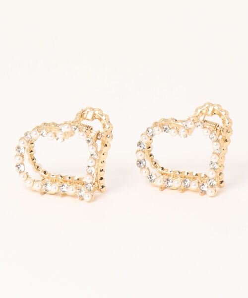 lilLilly(リルリリー)の「ハートヘアクリップ(バレッタ/ヘアクリップ・レディース・その他/ストーン・FREE)」の7枚目の写真