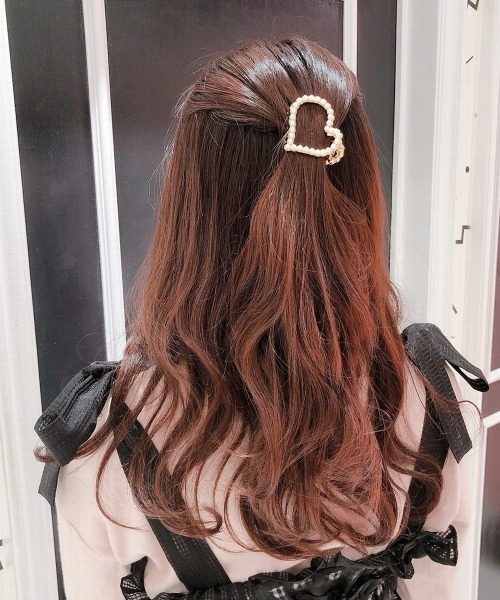 lilLilly(リルリリー)の「ハートヘアクリップ(バレッタ/ヘアクリップ・レディース・その他/ストーン・FREE)」の9枚目の写真