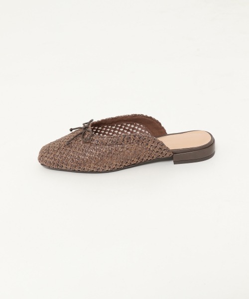 mysty woman（ミスティウーマン）の「リボンザツザイミュール 944202（サンダル・レディース・アイボリー/ブラウン・MEDIUM/LARGE）」の7枚目の写真