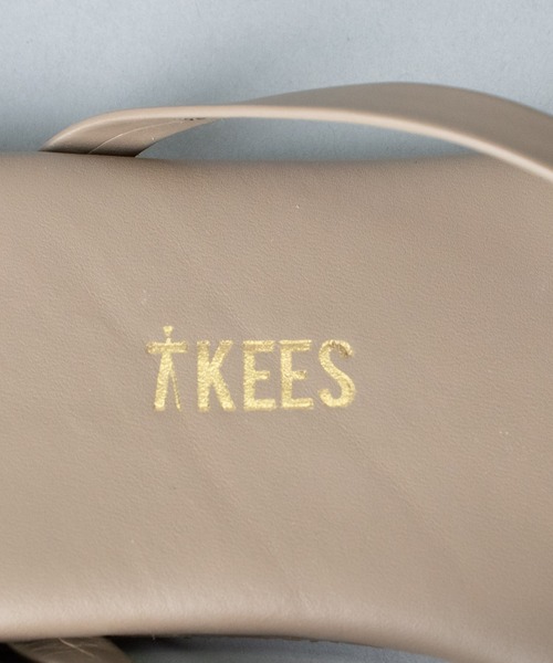 TKEES(ティキーズ)の「【 TKEES / ティキーズ 】 LINERS レザービーチサンダル(サンダル・レディース・ベージュ/ブラック・6/7/5/8)」の6枚目の写真