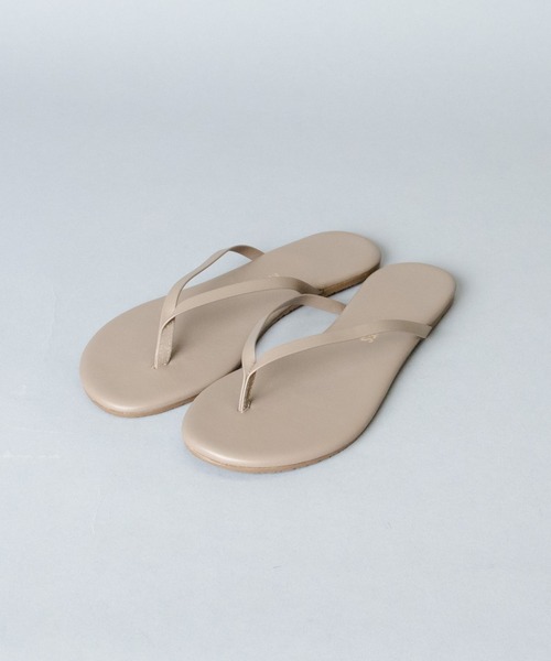 TKEES(ティキーズ)の「【 TKEES / ティキーズ 】 LINERS レザービーチサンダル(サンダル・レディース・ベージュ/ブラック・6/7/5/8)」の12枚目の写真