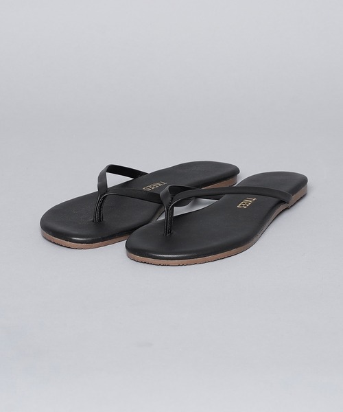 TKEES(ティキーズ)の「【 TKEES / ティキーズ 】 LINERS レザービーチサンダル(サンダル・レディース・ベージュ/ブラック・6/7/5/8)」の17枚目の写真