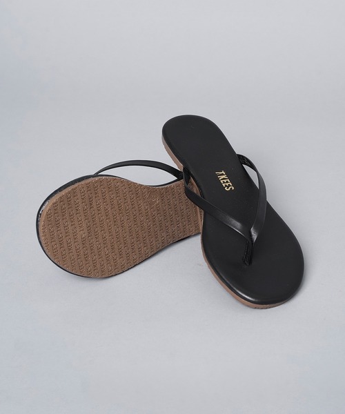 TKEES(ティキーズ)の「【 TKEES / ティキーズ 】 LINERS レザービーチサンダル(サンダル・レディース・ベージュ/ブラック・6/7/5/8)」の21枚目の写真