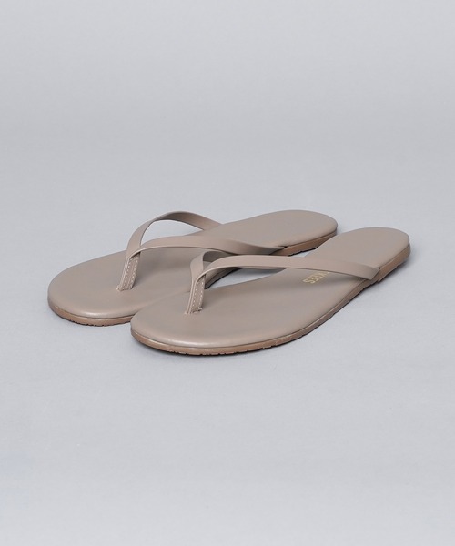 TKEES(ティキーズ)の「【 TKEES / ティキーズ 】 LINERS レザービーチサンダル(サンダル・レディース・ベージュ/ブラック・6/7/5/8)」の13枚目の写真