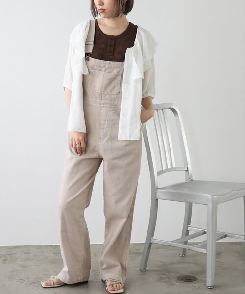 RAY CASSIN（レイカズン）の「楊柳ラッフルカラーブラウス（シャツ/ブラウス・レディース・オフホワイト/カーキ/スミクロ/テラコッタ・FREE）」の14枚目の写真