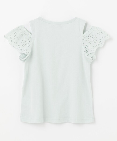 ANY(エニィ)の「接触冷感オンオフショルダー Tシャツ(Tシャツ/カットソー・キッズ・ライトグリーン系/アイボリー系/ライラック系・100/130/110/120)」の13枚目の写真