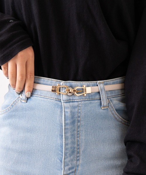 WEGO（ウィゴー）の「WEGO/ビット付きベルト（ベルト・レディース・その他1/その他3/ベージュ/ブラック/ブラウン/その他2/その他4/その他5/その他6/その他7/その他8/その他9/オフホワイト・FREE）」の11枚目の写真