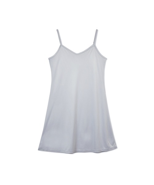 ANDGEEBEE（アンジービー）の「ラッフルフリルシャツワンピ（シャツワンピース・レディース・ブルーグレー/ホワイト/ブラック・MEDIUM）」の9枚目の写真