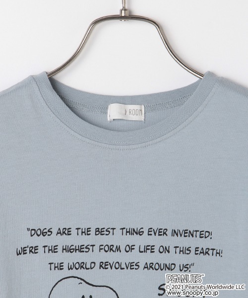 b・ROOM(ビールーム)の「【PEANUTS】スヌーピービッグTシャツワンピース(ワンピース・キッズ・ブルーグレー/ベージュ/オフホワイト・120cm/90cm/100cm/130cm/110cm)」の10枚目の写真