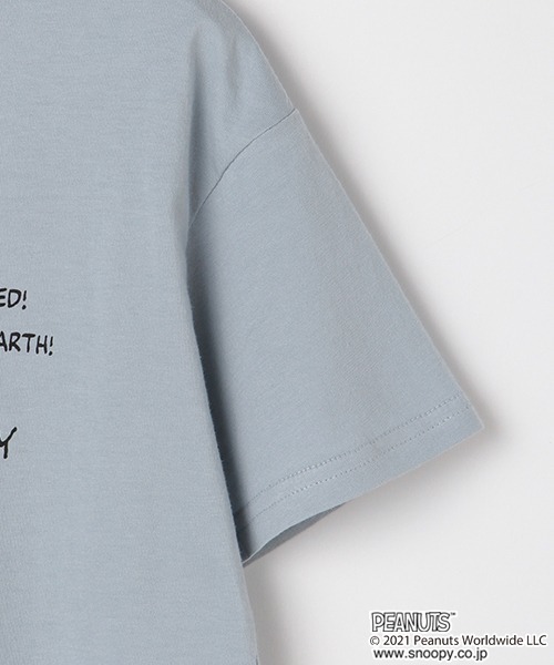 b・ROOM(ビールーム)の「【PEANUTS】スヌーピービッグTシャツワンピース(ワンピース・キッズ・ブルーグレー/ベージュ/オフホワイト・120cm/90cm/100cm/130cm/110cm)」の11枚目の写真
