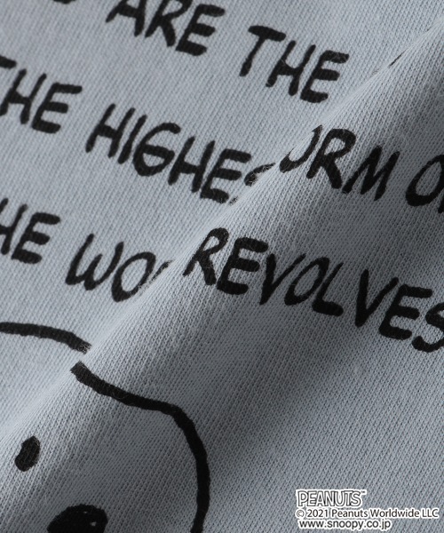 b・ROOM(ビールーム)の「【PEANUTS】スヌーピービッグTシャツワンピース(ワンピース・キッズ・ブルーグレー/ベージュ/オフホワイト・120cm/90cm/100cm/130cm/110cm)」の9枚目の写真