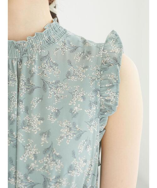 ELENCARE DUE（エレンカーレデュエ）の「・ELENCARE DUE　フラワーｐｔティアードワンピ＊（ワンピース・レディース・ブラック/ブルー/グリーン/アイボリー・FREE）」の14枚目の写真