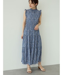 ELENCARE DUE | ・ELENCARE DUE　フラワーｐｔティアードワンピ＊＊(ワンピース)