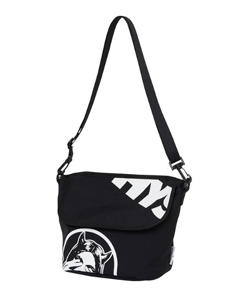 HYSTERIC GLAMOUR（ヒステリックグラマー）の「SEE NO EVIL クロスボディーバッグ（トートバッグ・メンズ・オレンジ/パープル/ブラック・FREE）」の2枚目の写真