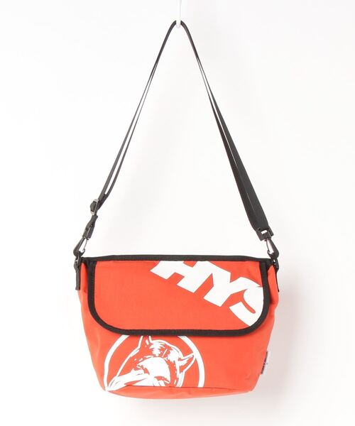 HYSTERIC GLAMOUR（ヒステリックグラマー）の「SEE NO EVIL クロスボディーバッグ（トートバッグ・メンズ・オレンジ/パープル/ブラック・FREE）」の5枚目の写真