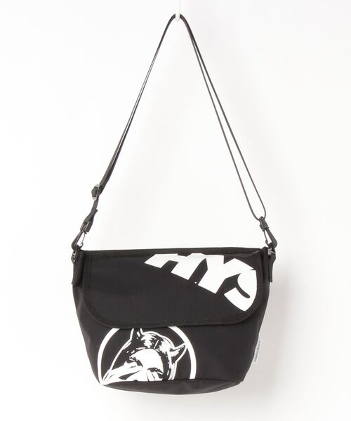 HYSTERIC GLAMOUR（ヒステリックグラマー）の「SEE NO EVIL クロスボディーバッグ（トートバッグ・メンズ・オレンジ/パープル/ブラック・FREE）」の6枚目の写真