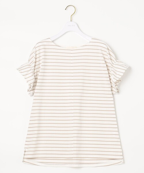 ANY SIS(エニィスィス)の「【NAIL HOLICコラボ】タックスリーブ Tシャツ(Tシャツ/カットソー・レディース・ホワイト系/ブラック系/ベージュ系/ベージュ系1/ネイビー系1/ライラック系/パイングリーン系/オレンジ系・2)」の20枚目の写真