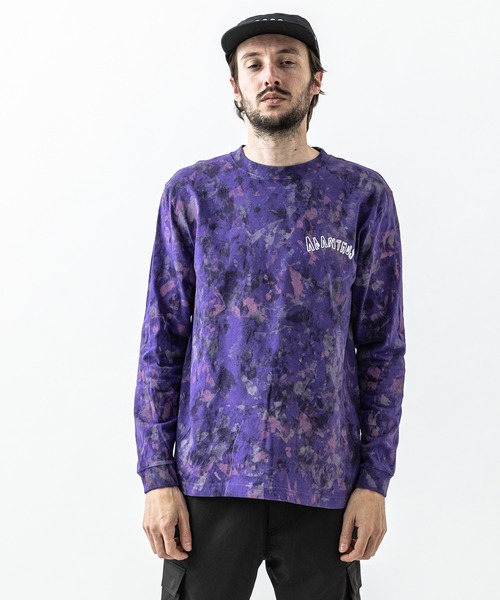 ACANTHUS(アカンサス)の「ACANTHUS:Paint Camo L/S Tee(Tシャツ/カットソー・メンズ・グリーン/チャコールグレー/パープル・S/XL/M/L)」の3枚目の写真
