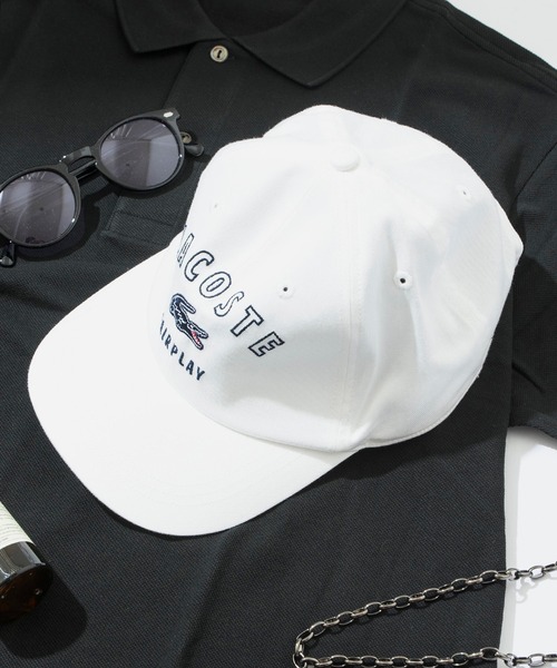 LACOSTE(ラコステ)の「【LACOSTE】ラコステFairplay CAP ローキャップ L3502(キャップ・メンズ・ネイビー/ホワイト/ブラック・FREE)」の2枚目の写真